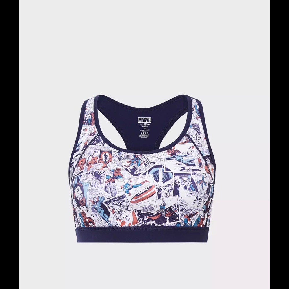 Her Universe Women's Comic Print Sports Bra